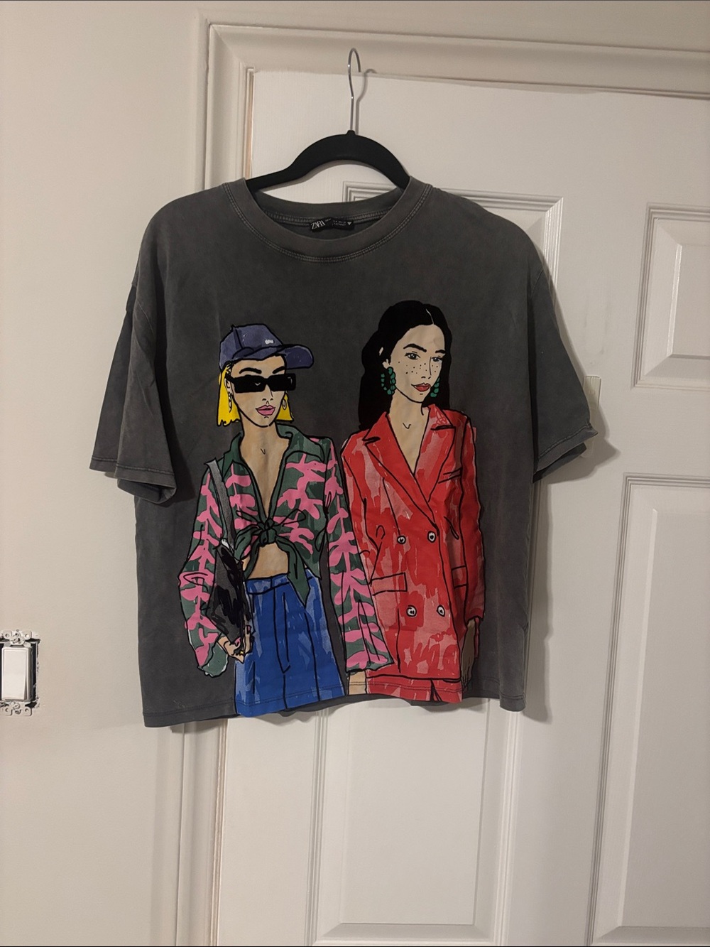 Zara Graphic Tee size medium